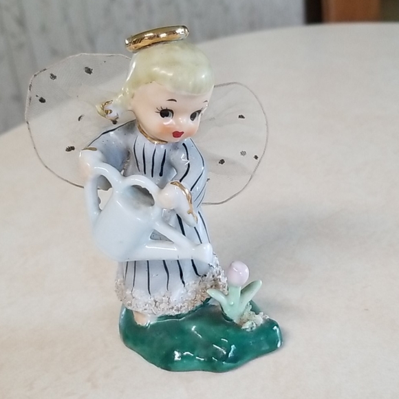 Vtg Mid Century Spring Angel Japan